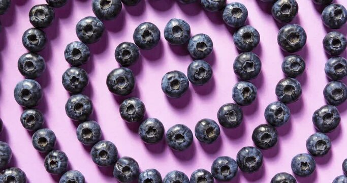 Blueberry hypnosis stop motion animation