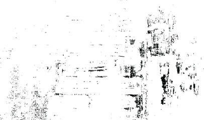 Rough black and white texture vector. Distressed overlay texture. Grunge background. Abstract textured effect. Vector Illustration. Black isolated on white background. EPS10