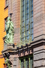 Obraz premium Eliseyev Emporium (Eliseevsky, Elisseeff brothers' shop) on Nevsky Prospekt in St. Petersburg, Russia. Built in 1902–1903