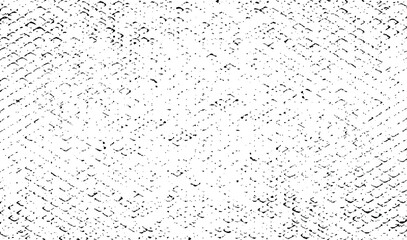 Rough texture. Broken plaster wall effect. Grunge worn damask pattern design. Distressed fabric texture. Overlay texture design. Vector illustration. Eps10.