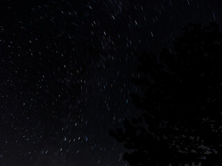 long exposure of stars