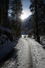 verschneiter Obersee Glarus