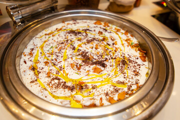 Fattet Hummus on a iftar buffet