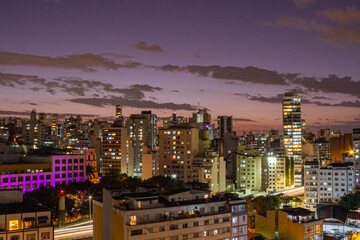 Naklejka premium long exposure São Paulo 