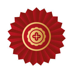 mid autumn festival with circular lace