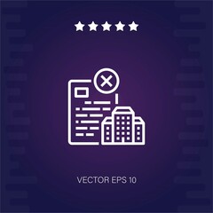 bankrupt vector icon