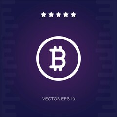 bitcoin vector icon