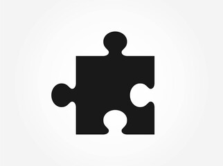 puzzle piece icon. creative game symbol. infographic element and symbol for web design