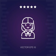 female vector icon