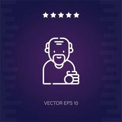 retirement vector icon