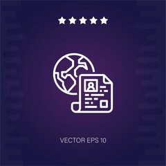 scenario vector icon