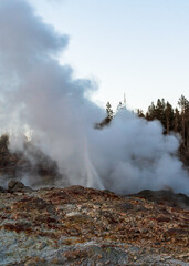 Steamboat Geyser, Norris Geyser Basin, Yellowstone National Park