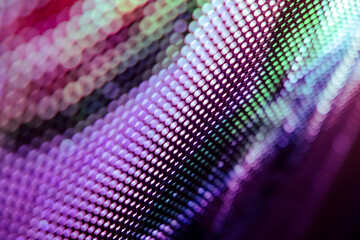 CloseUp LED blurred screen. LED soft focus background. abstract background ideal for design.