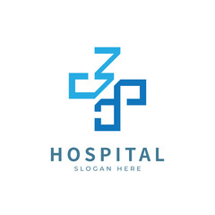 Health logo with initial letter ZC, CZ, Z C logo designs concept. Hospital modern logo. Vector illustration