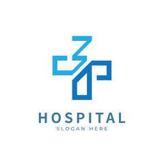 Health logo with initial letter ZD, DZ, Z D logo designs concept. Hospital modern logo. Vector illustration