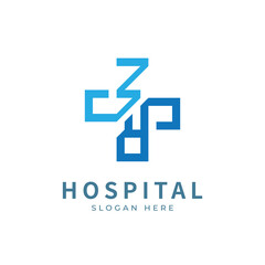 Initial letter ZR, RZ, Z R logo designs concept For Health Logo. Hospital modern logo. Vector illustration