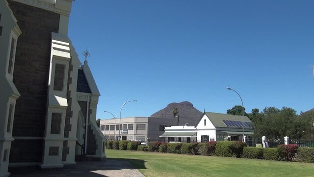 HD summer day video of Heidelberg town and its fine old buildings. Heidelberg is a small historical (est. 1862) town at the foot of the Suikerbosrand of Gauteng Province, South Africa