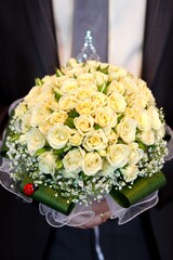 Closeup of Wedding Bouquet