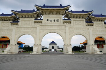Fototapeta na wymiar Taipei Taiwan - Historical gate Liberty Square Arch