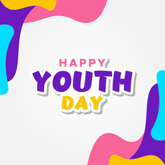 Youth Day Vector Design Illustration For Celebrate Moment