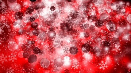 Xmas background. Red pattern snowflake backdrop wallpaper.