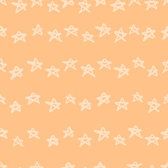 Seamless pattern with star shapes, vector illustration