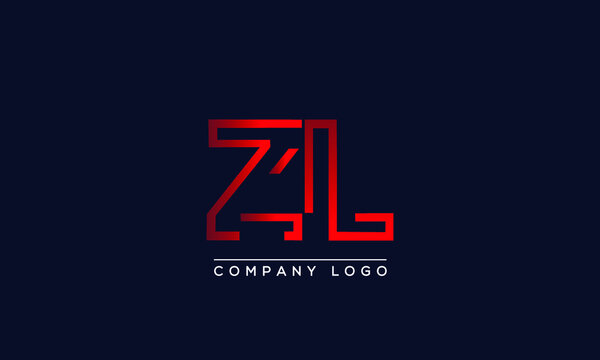 Creative Letters ZL Logo Design Vector Template. Initial Letters ZL Logo Design	