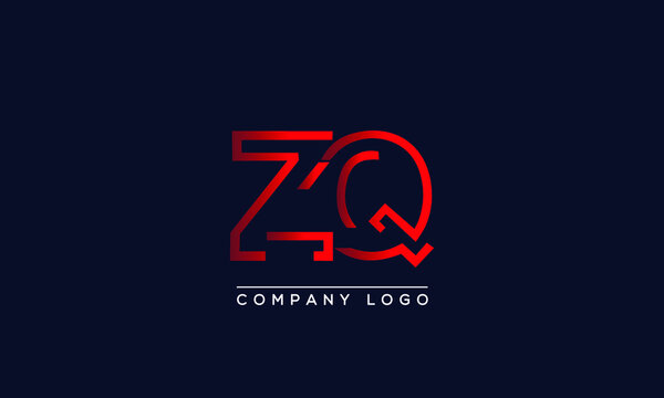 Creative Letters ZQ Logo Design Vector Template. Initial Letters ZQ Logo Design	
