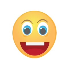 emoticon with big smile