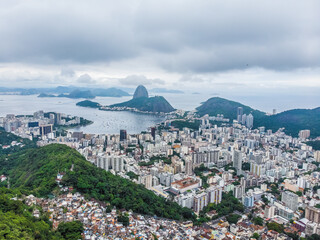 panoramic view of the SOCIAL CONTRAST in the Rio de Janeiro City