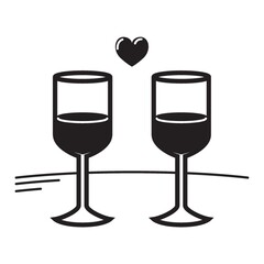 wine glasses
