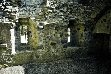 Fototapeta premium ruins of an old house