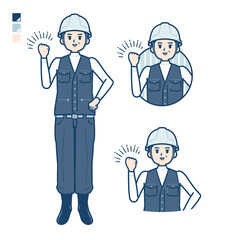 simple work wear middle man_fist-pump