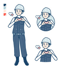 simple work wear middle man_heart-mark-hand-sign