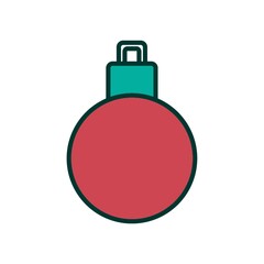 Obraz premium christmas bulb