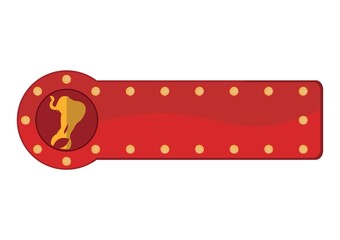 circus elephant button