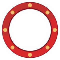 Obraz premium round frame