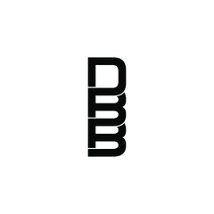 dbb letter original monogram logo design