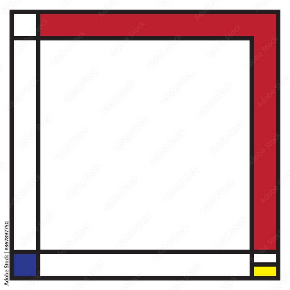 Poster rectangular frame