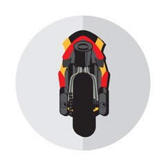 Fototapeta premium racing motor cycle