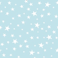 Bright background in stars for fabric textile Wallpaper