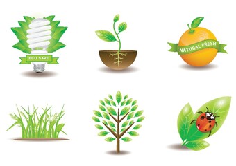 collection of ecology icons