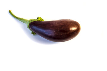 isolated on white background aubergine