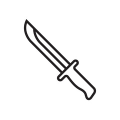 Knife icon vector illustration.