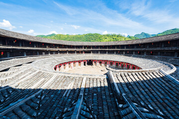 Hakka Tulou, Dapu County, Meizhou, Guangdong, China