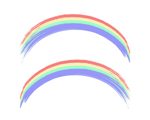 Rainbow vector design. graphic illustration