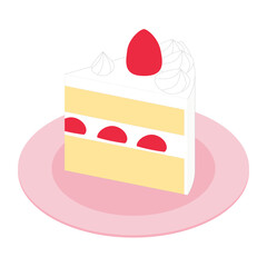 いちごのショートケーキ