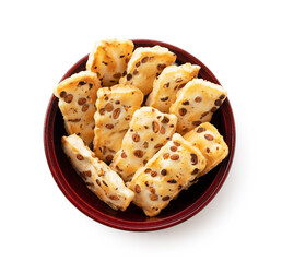 Japanese side dish.Japanese rice cake.