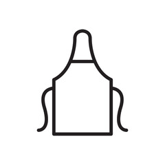 Apron icon vector illustration.