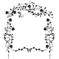 design element frame vintage flourishes 5